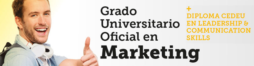Grado en Marketing + Diploma en Leadership & Communication Skills