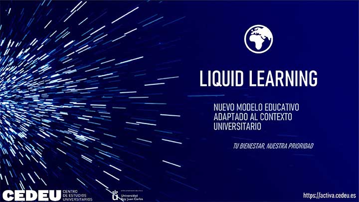 LIQUID LEARNING es un modelo de educación adaptativo, basado en la flexibilidad didáctica, la autonomía del estudiante y la docencia focalizada