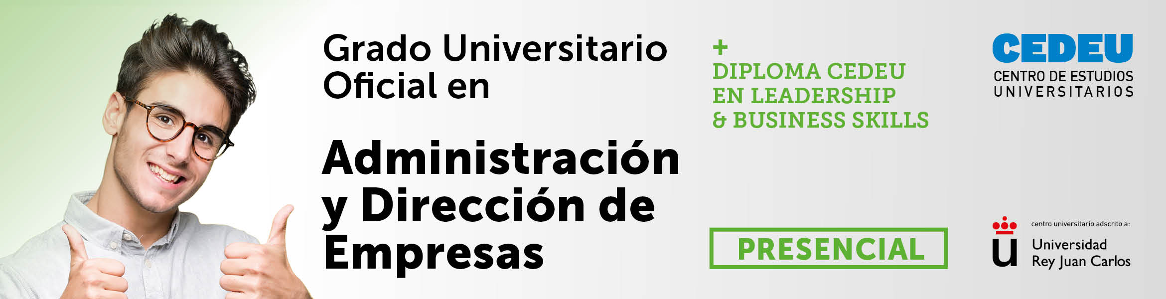 Grado Universitario URJC en Administración y Dirección de Empresas (ADE) + Diploma